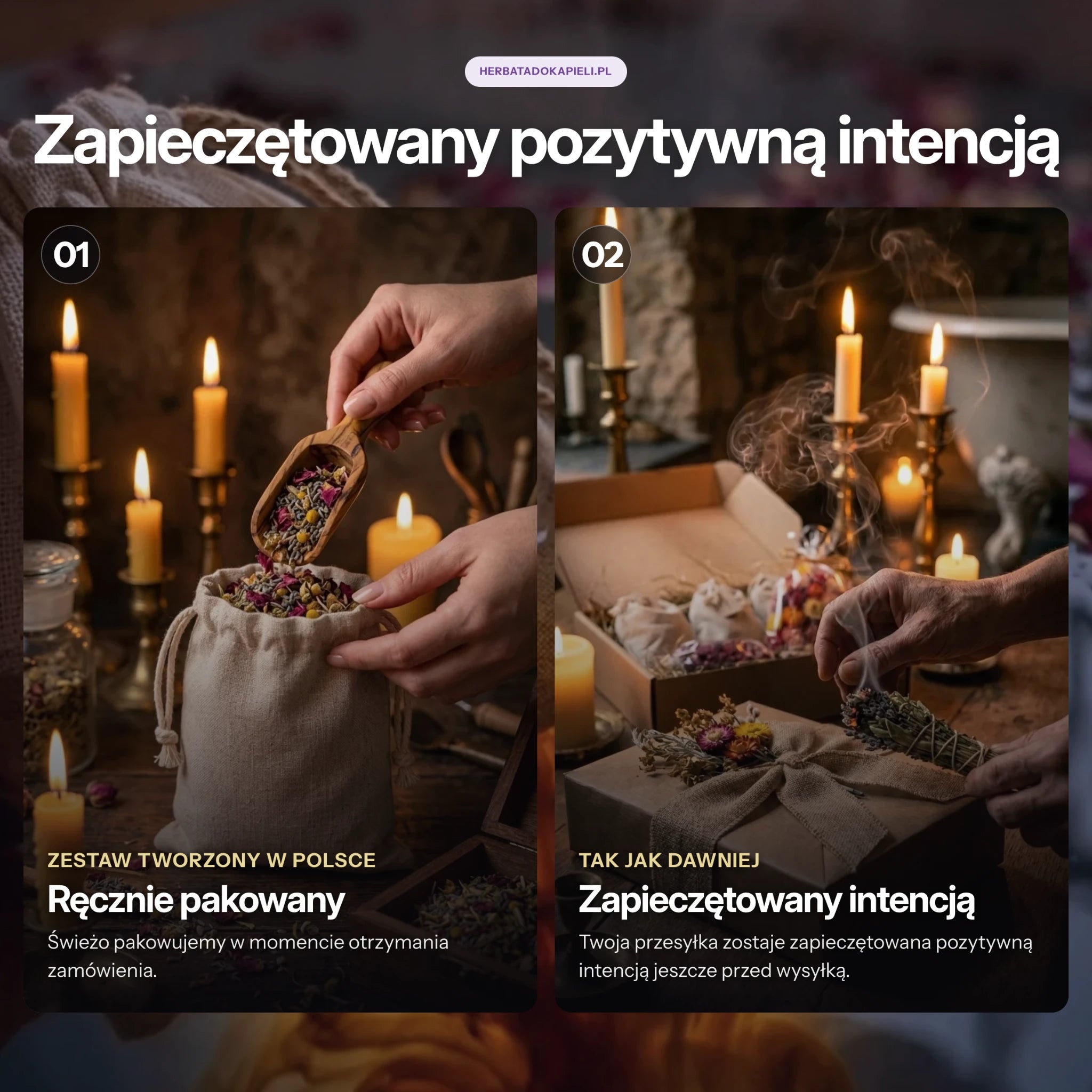 Energetyczny rytuał kąpielowy manifestacji dodatkowej mocy - 3 sztuki
