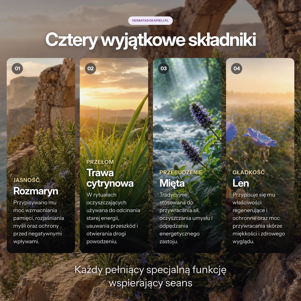Energetyczny rytuał kąpielowy manifestacji dodatkowej mocy - 3 sztuki