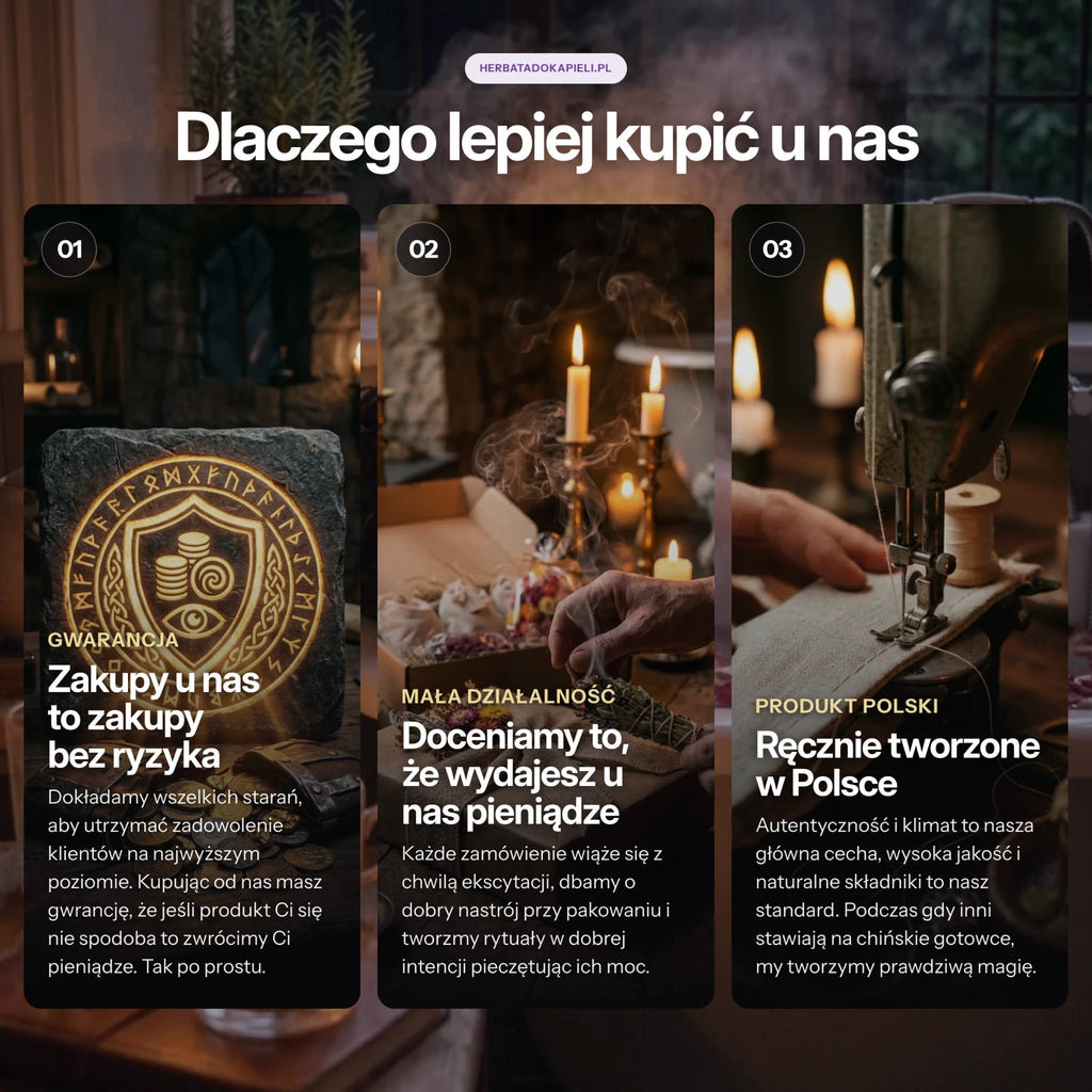 Energetyczny rytuał kąpielowy manifestacji dodatkowej mocy - 3 sztuki