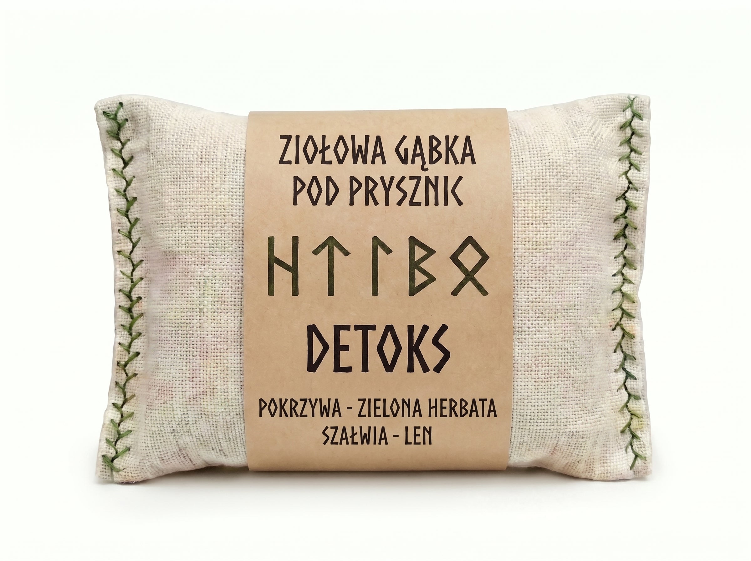 Ziołowa gąbka pod prysznic - Detoks